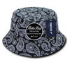 Black Paisley Bucket Hat