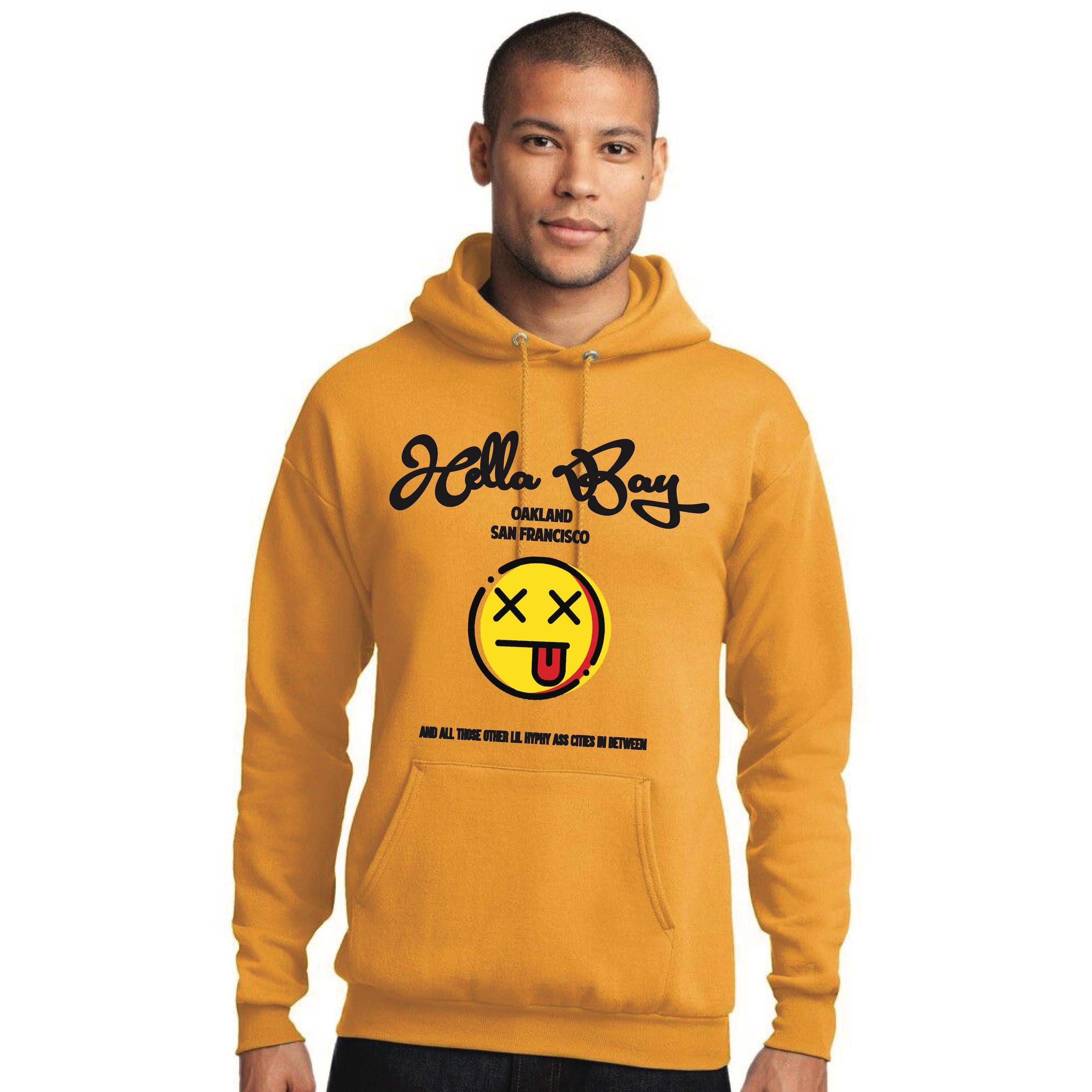Emoji Mustard Hoodie – Hella Bay Clothing
