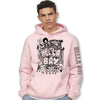 510 Pink Sketch Hoodie Hoodies Hella Bay Clothing Small 