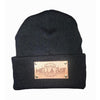 Black Beanie Hats Hella Bay Clothing 