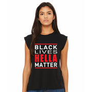 Black Lives Womens Shirt Shirts Hella Bay Clothing Small 