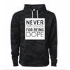 Dope Black Camo Hoodie Hella Bay Clothing Small 