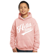 Hella Pink Youth Hoodie Hoodies Hella Bay Clothing Small 