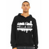 Skyline Black Hoodie Hoodies Hella Bay Clothing Small 