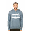 Skyline Blue Hoodie Hoodies Hella Bay Clothing Small Slate 