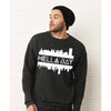 Skyline Crewneck Hoodies Hella Bay Clothing Small Charcoal Grey 